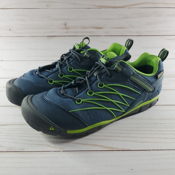 Keen Shoes Keen Big Kid Youth 7 Chandler Cnx Blue Green Waterproof